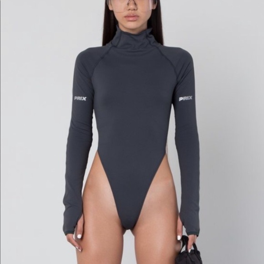 PRIX AKINA 3M BODYSUIT CHARCOAL